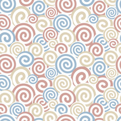 Fototapeta na wymiar Multi-colored seamless pattern. Vector illustration