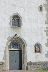 Fototapeta premium Peckelsheim: Portal der Pfarrkirche (Nordrhein-Westfalen)