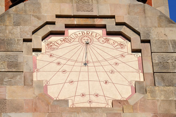 Fototapeta na wymiar Reloj del horoscopo. Barcelona