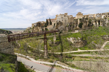 Bridge Across the Huecar Gorge to Cuenca