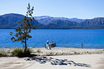Fototapeta na wymiar Traful Lake, Patagonia, Argentina