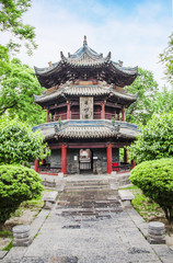 Pavillon in the Giant Wild Goose Pagoda, X'ian, China © TravelWorld