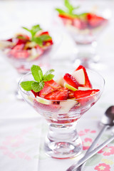 Strawberries And Apples Fruit Salad