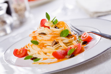 Tomatoes And Olives Pasta
