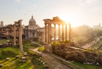 Fototapeten Rom ruiniert Forum Romanum © Beboy