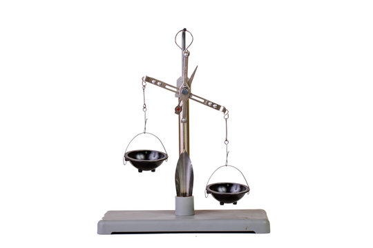 Metal weighting balanced scales