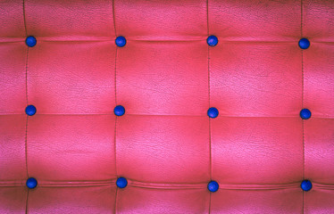 Vintage pink leather sofa background