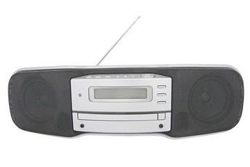 Portable radio cassette recorder with CD/MP3 player