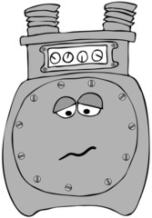 Sad gas meter