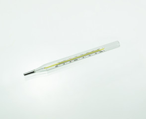 thermometer under the light background