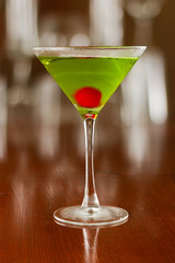 green cocktail