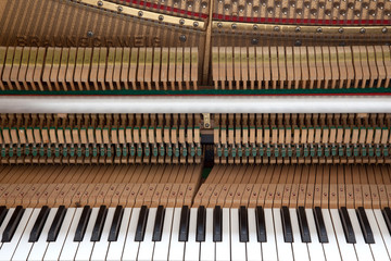 inside a piano