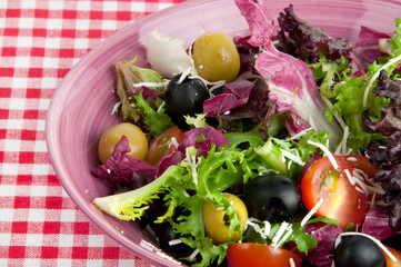 fresh mixed salad