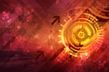 Dark red technical background