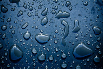 gouttes eau bleu