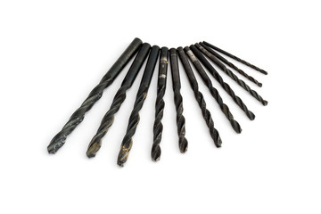 Isolated used twist drill bits