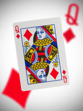 Playing card, queen
