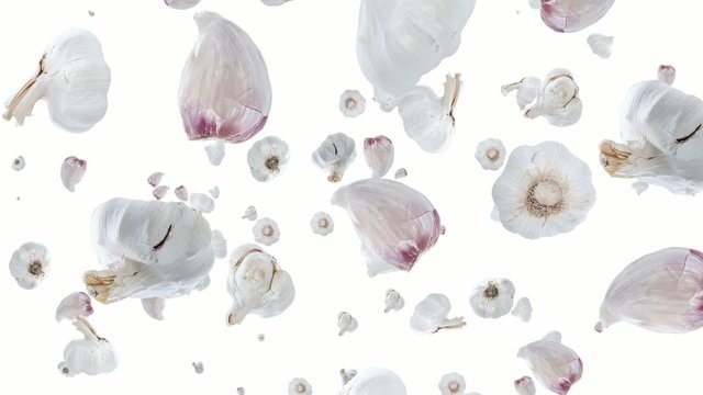 Garlic falls down (ends on blue)