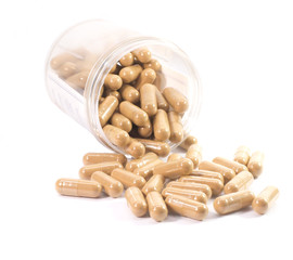 Natural organic herb vitamin capsule