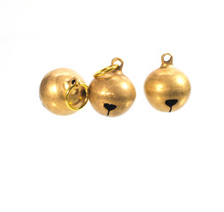 shiny christmas golden bell