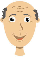 a man with a look of joy on his face