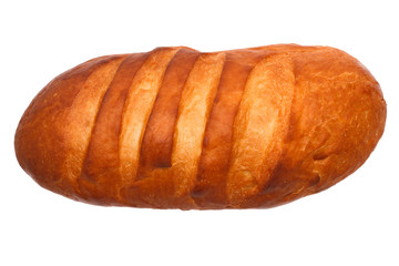 bread tasty long loaf isolated clipping path