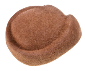 felt brown dressy hat