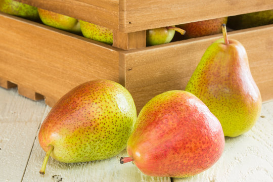 Pears In A Crate