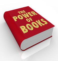 The Power of Books Words on Book Cover Importance Reading