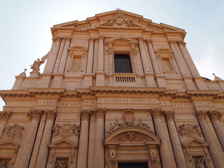 Particolari di edifici storici in Roma