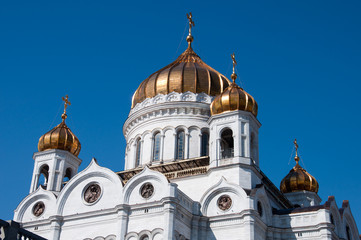 Cathedral of Christ the Savior in Moscow, Russia