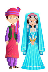 Kashmiri Wedding Couple