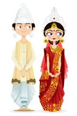 Bengali Wedding Couple - 51844221