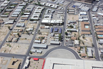 aerial views of Las Vegas, april 2013