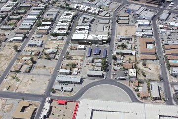 Gordijnen aerial views of Las Vegas, april 2013 © markim