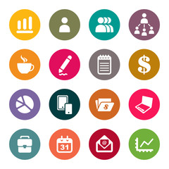 Fototapeta premium business icons