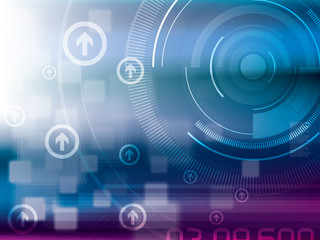 Futuristic technology abstract background