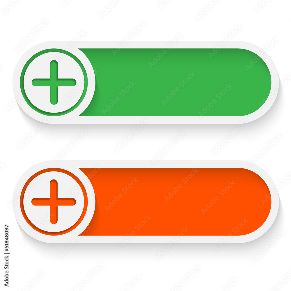 Poster text box with plus