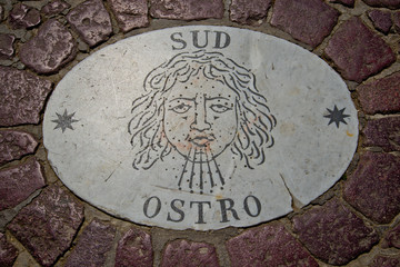 Roma, Italia, una delle più antiche divinità romane del vento.