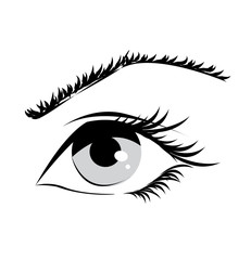 Woman eye