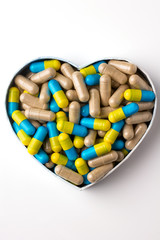 Herbal drug capsules.