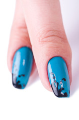 Fashion concept with nail art