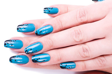 Fashion concept with nail art