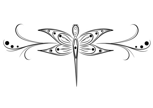 tatuaggio libellula