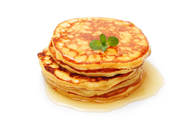 pancakes with maple syrup - Pancakes mit Ahornsirup