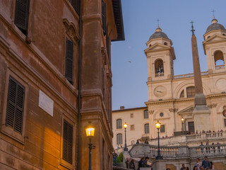Obraz premium Roma, piazza di Spagna, veduta