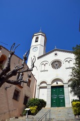 Fototapeta na wymiar Eglise de Caldes d' Estrac, Espagne