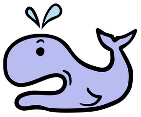 Funny whale