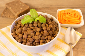 Brown lentils