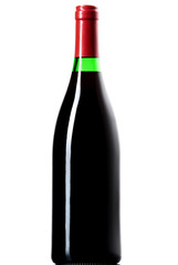 Wine bottle isolated on white